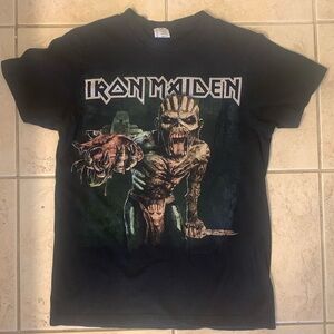 Iron Maiden 2017 Book of Souls tour shortsleeved T-shirt, size small.